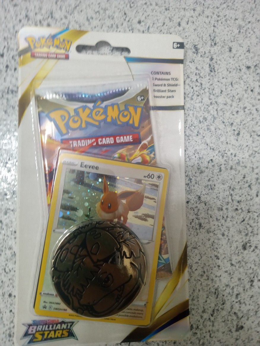 Pokemon Brilliant Stars Eevee Blister Sealed 
