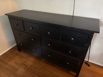 IKEA HEMNES 8-Drawer Black Dresser – $50 OBO