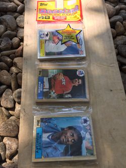 Baseball rack pack 1987 Cal Ripken on front