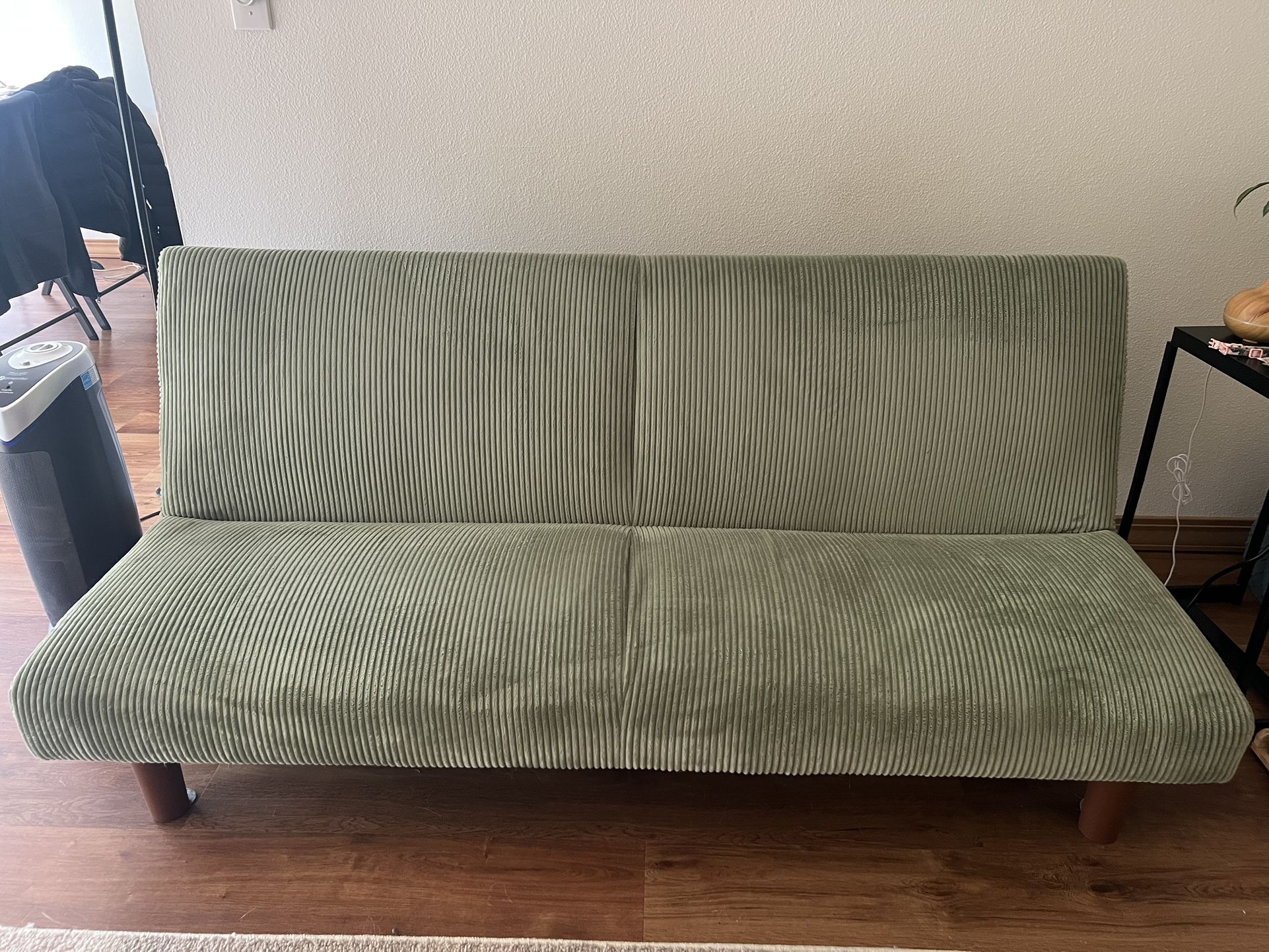 Futon Green Soft Fabric