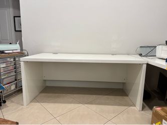 White Italian shaker desk