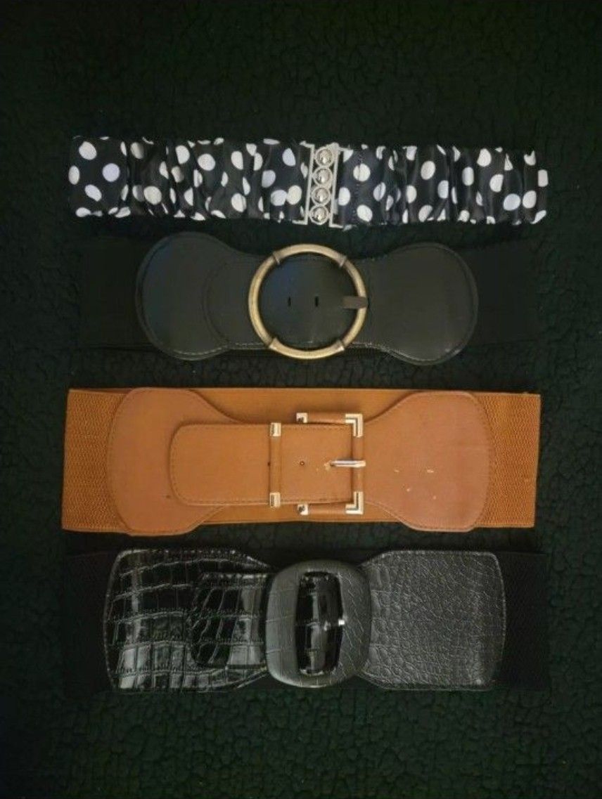 4 Dress Up Belts For Women's