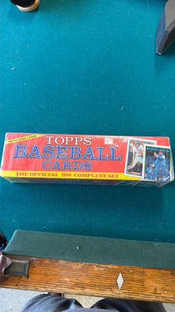 Topps Baseball Cards The official 1988 complete set