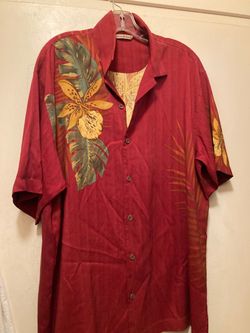 Tommy Bahama men shirt red size XL