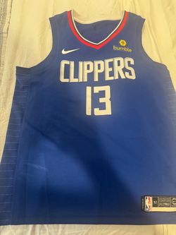 Paul George autographed jersey clippers