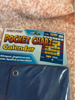 Pocket chart calendar