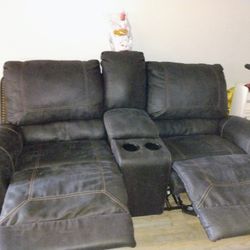 Reclining 2pc Microfiber Living Room Set