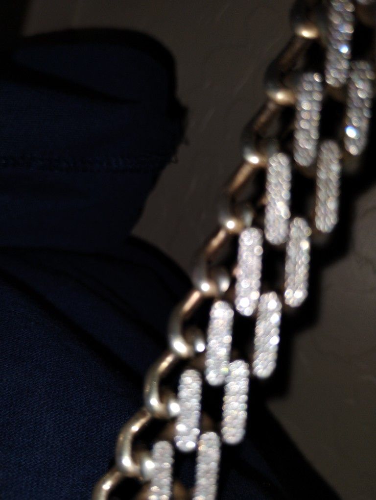 10KT Gold diamond Chain