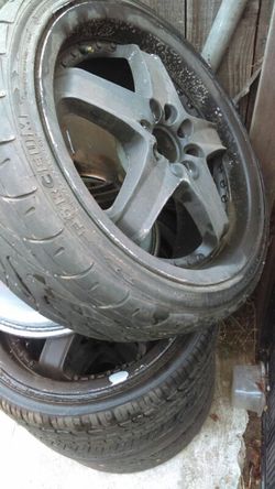 Wheels with tires