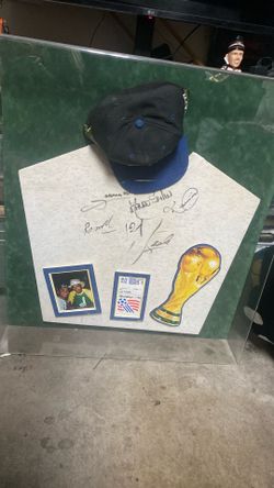 Brazil 94’ World Cup Signed Shirt & hat