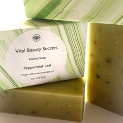 Peppermint Natural & Organic Essential Oil Soap