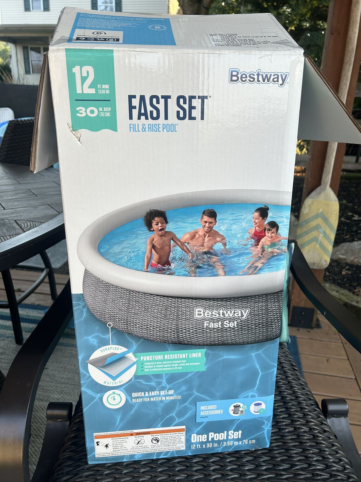 12' Best way EZ Setting P Pool