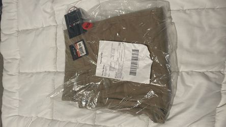 Slim fit khaki pants