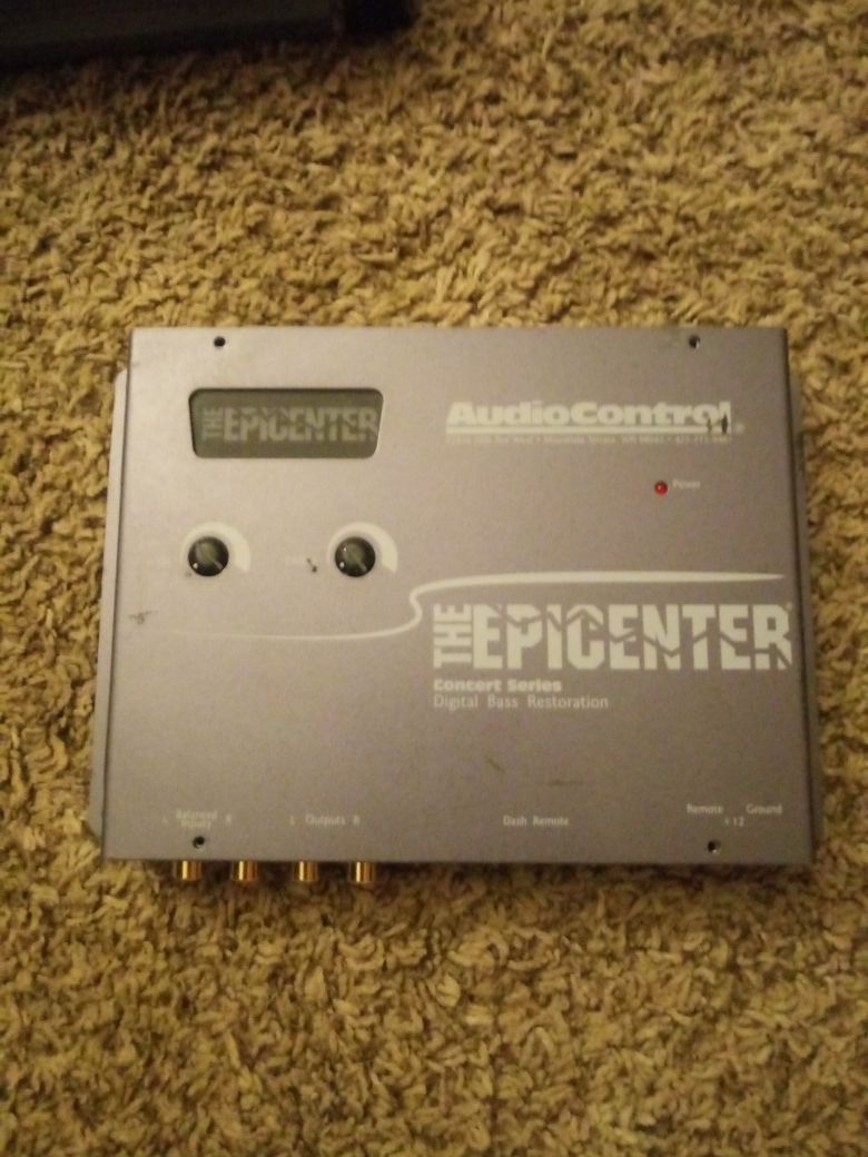 Audio control epiccenter