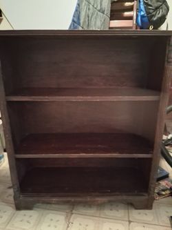 Wood book shelf