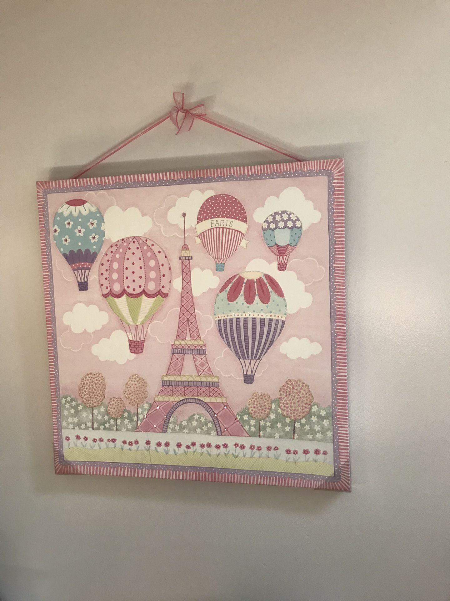 Girls room Artwork—Paris