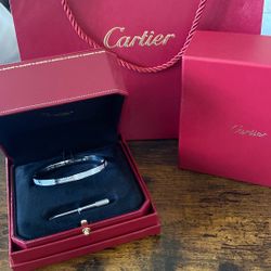 Cartier Silver Love Bracelet 