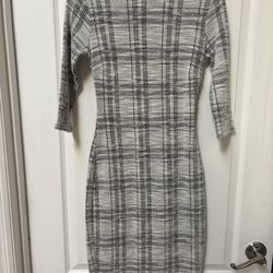 EXPRESS Black/White Plaid Dress [Size 2]