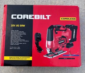 Corebilt 20V Cordless Jig Saw Kit