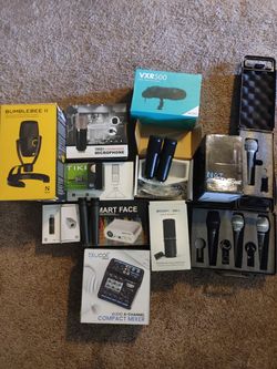 MAKE OFFER New Home Studio Microphones, Audio Interfaces, Mixers, Etc.