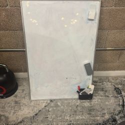 White Board And Accessories 