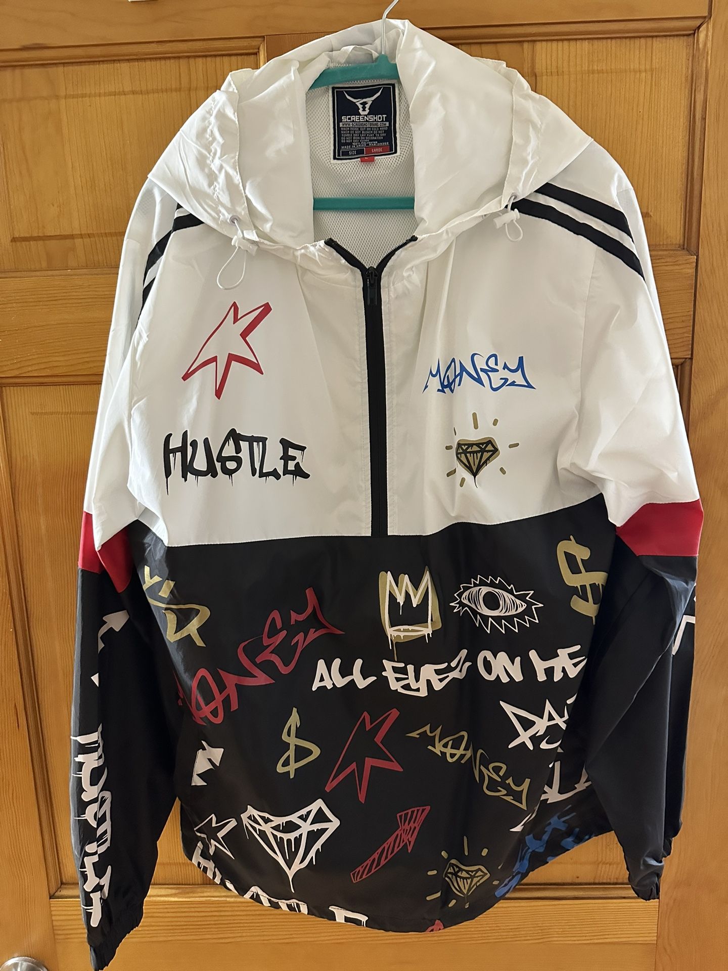 Men’s Windbreaker, Size Large [NEW!]