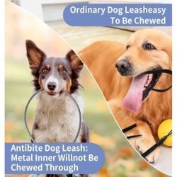 Chew Proof Dog Leash Extension,24" Short Dog Leash Extender for Training Walking,Non Chewable Leashs Extender Suitable for Small Medium Larges Dogs