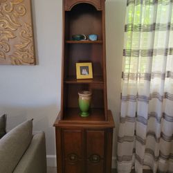 Antique Accent Hutch Cabinet 