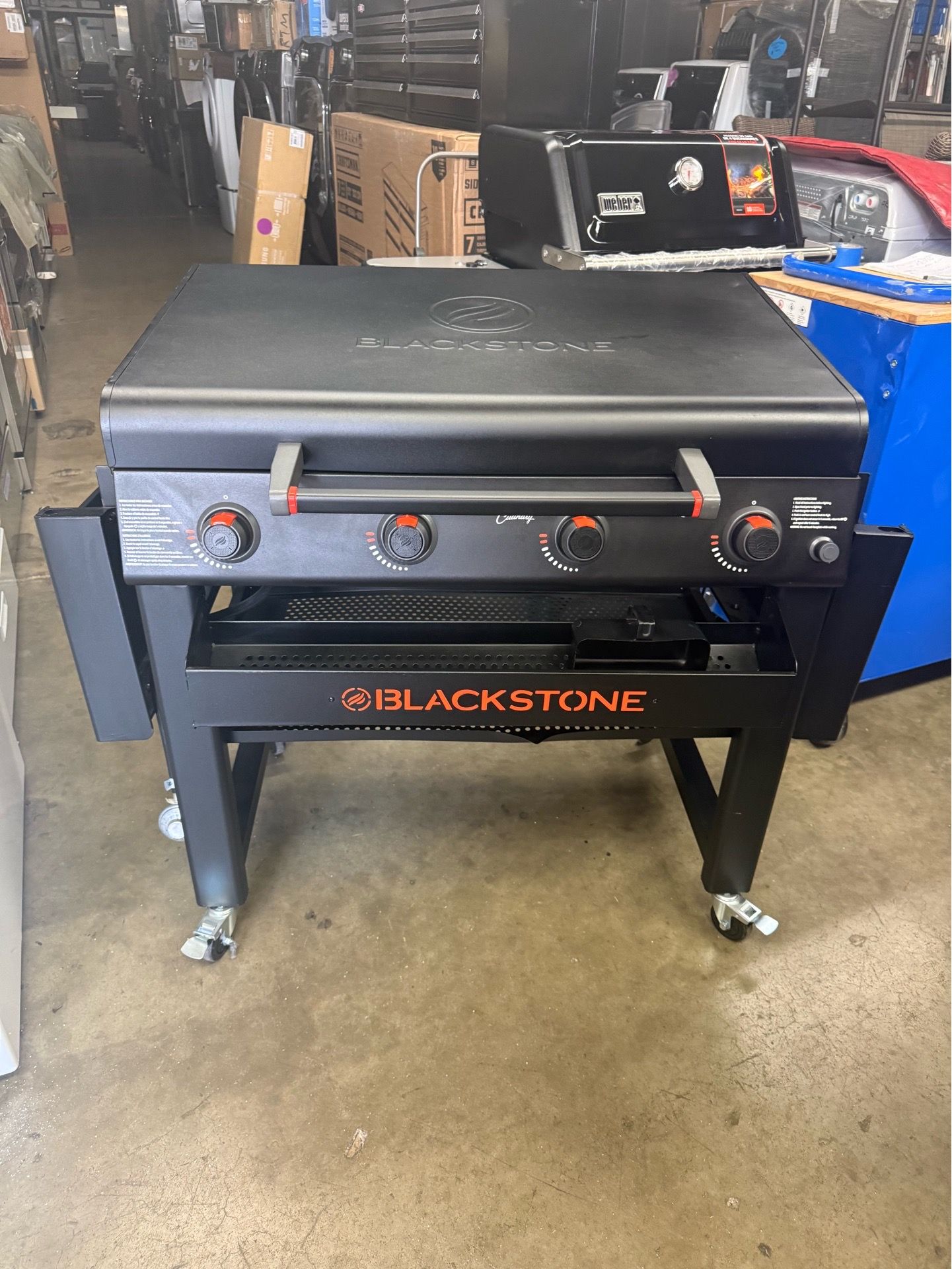 Bbq grill gas propane flat top blackstone w 36