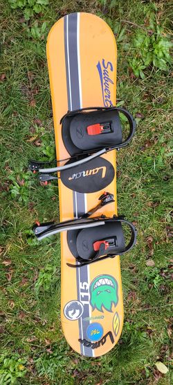 Lamar Subvert 115 Snowboard With Bindings.  Vintage. Rare Model In Good Condition.  