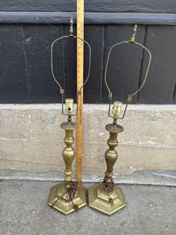More Than 20# Solid Brass Pair Lamps