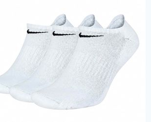 Nike White No-Show Socks 3-Pack