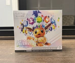 Pokémon TCG Scarlet & Violet Prismatic Evolutions Eevee Elite Trainer Box