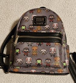 Loungefly Marvel Guardians Of The Galazy Kawaio All Over Print Mini Backpack Practically New