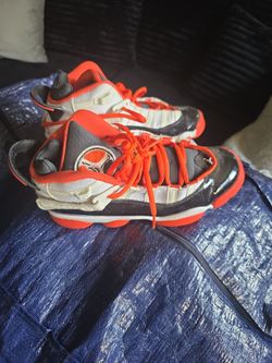 Air Jordan Six Rings Sneakers Orange White size 5y
