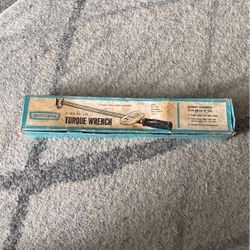 Craftsman Torque Wrench Vintage 