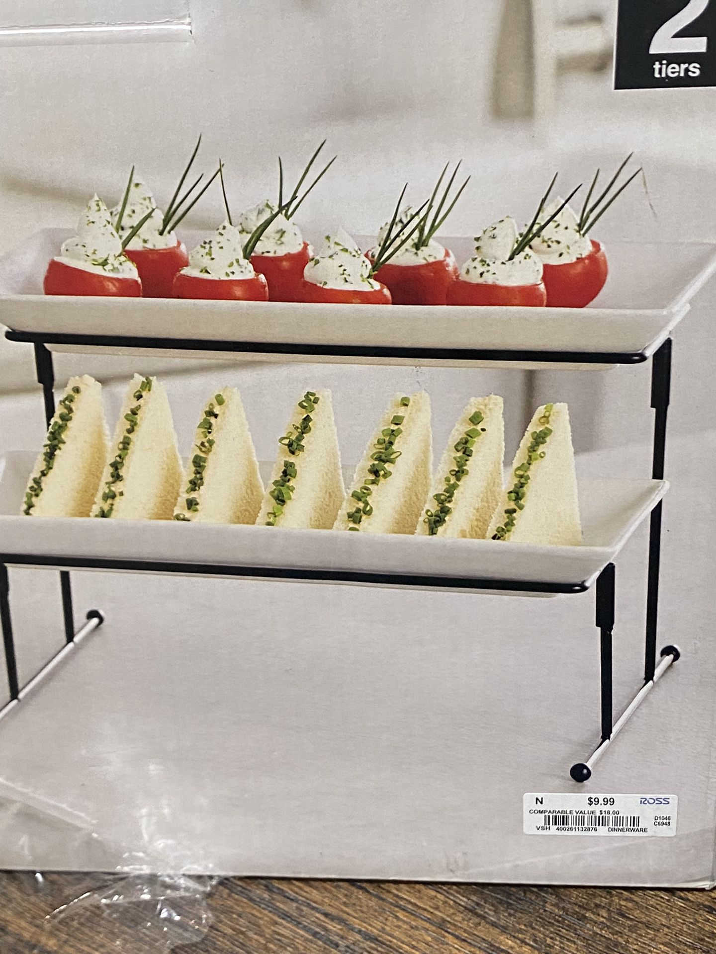 2 Tier Serving Stand