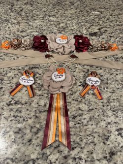 Baby Shower Maternity Sash set