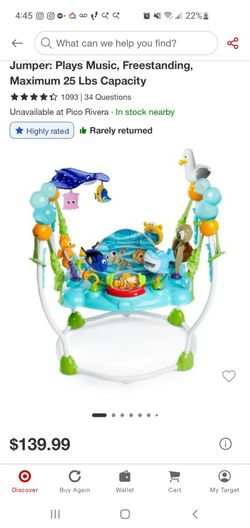 Disney baby jumper Fnding Nemo