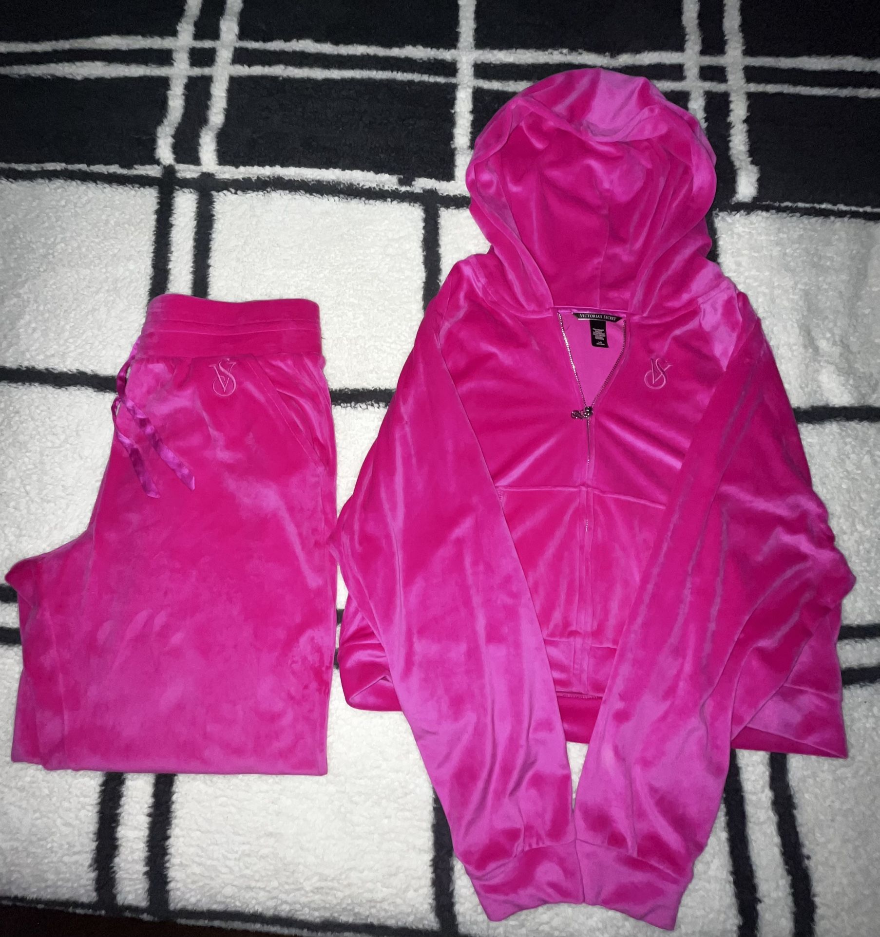 Victoria Secret hot pink jumpsuit Set