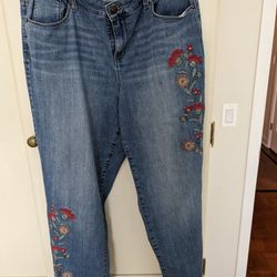 Embroidered Jeans by Style & Company