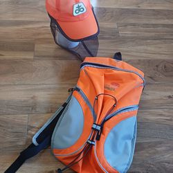 Dupont Pioneer Hydration Backpack 
Hunter Safety Orange Black 
With Hat 
