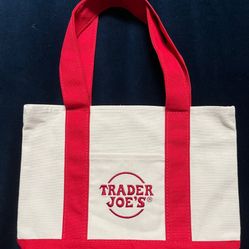 Red Trader Joe’s, Mini Canvas Tote