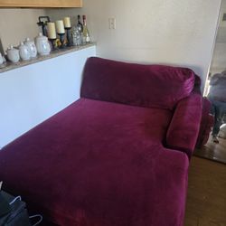 Burgundy Chase Lounge