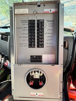 Electrical breaker panel