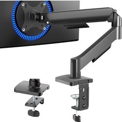 VIVO Single Monitor Stand, Fully Adjustable Arm for 17 to 32 inch Screen, Mechanical Articulating Desk Mount, Gaming and Office Setups, VESA 75x75, 10
