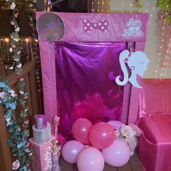 Barbie Backdrop With Props And Accessories