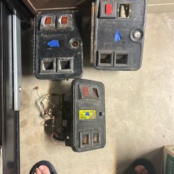 Arcade Coindoor  With Mech Lot Of 3 