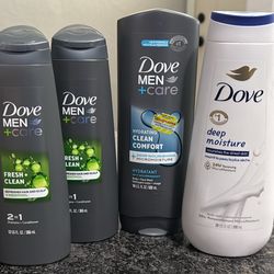 Dove Men’s Body Wash Shampoo