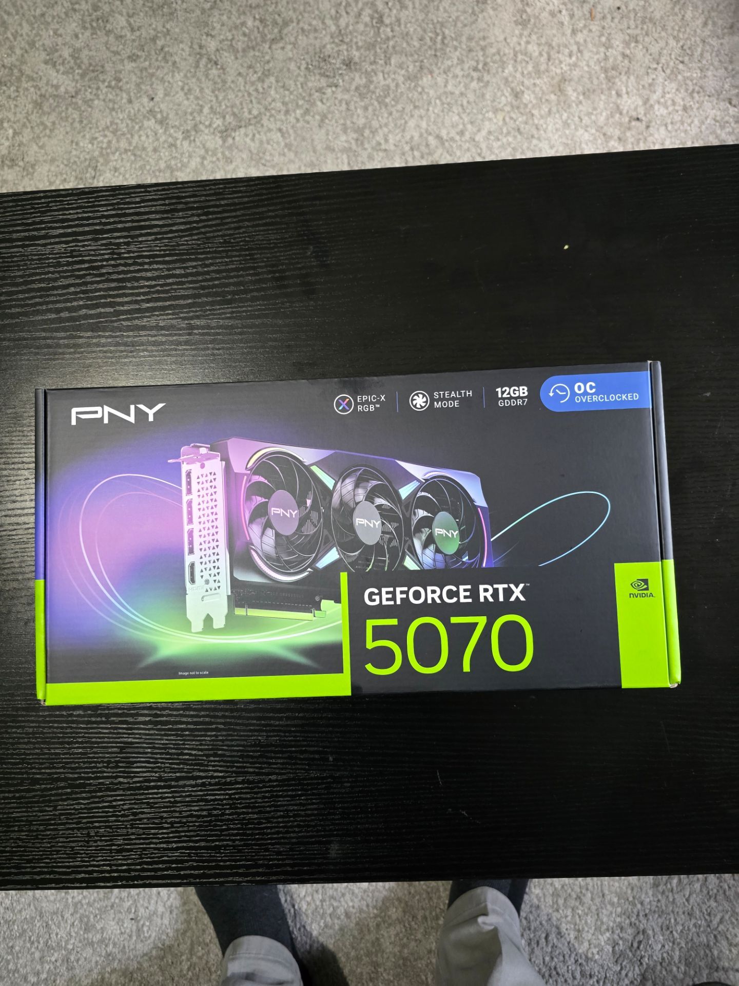 PNY NVIDIA GeForce RTX™ 5070 Epic-X™ ARGB OC Triple Fan, Graphics Card - "Like New"